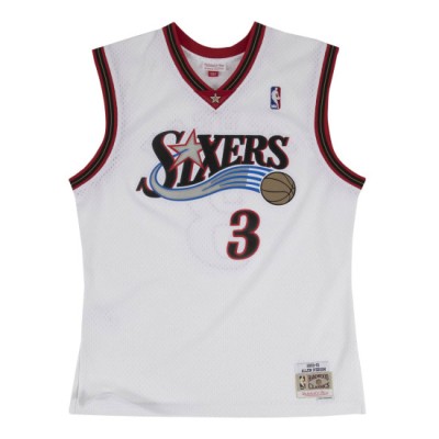 MITCHELL & NESS NBA SWINGMAN JERSEY PHILADELPHIA 76ERS ALL STAR 2002-03 ALLEN IVERSON 3 Άσπρο MITCHELL & NESS NBA SWINGMAN JERSEY PHILADELPHIA 76ERS ALL STAR 2002-03 ALLEN IVERSON 3 Άσπρο
