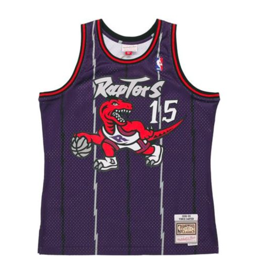 Mitchell & Ness NBA Vince Carter Toronto Raptors Jersey  Μωβ