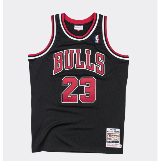 MITCHELL & NESS Michael Jordan Chicago Bulls 1997-98 Authentic Jersey Μαύρο