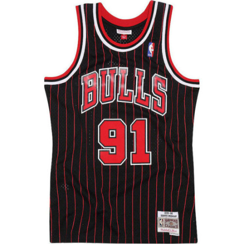 Mitchell & Ness Bulls Rodman Swingman Jersey black