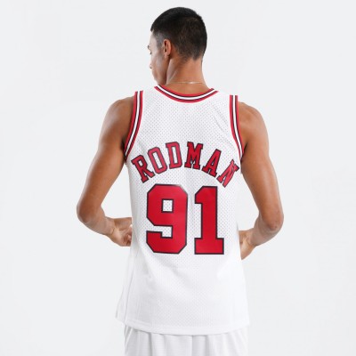 Mitchell & Ness Chicago Bulls Road 1997-98 Dennis Rodman Swingman Jersey