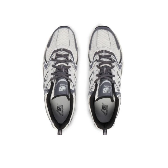 New Balance 530 Classics White Unisex Sneakers Γκρι New Balance 530 Classics White Unisex Sneakers Γκρι