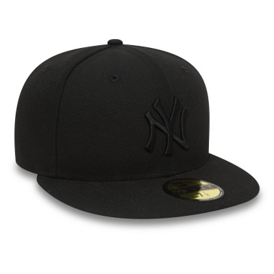 New Era 59Fifty Black On Black New York Yankees Cap Black Μαύρο