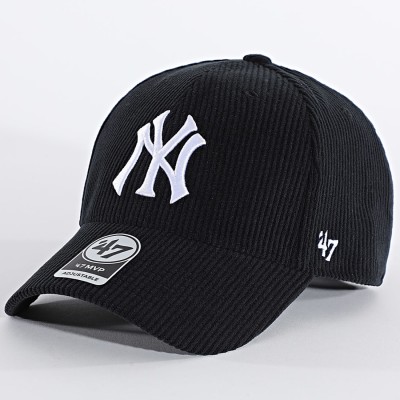 NEW ERA 47 Brand Thick Cord NY New York Yankees Μαύρο