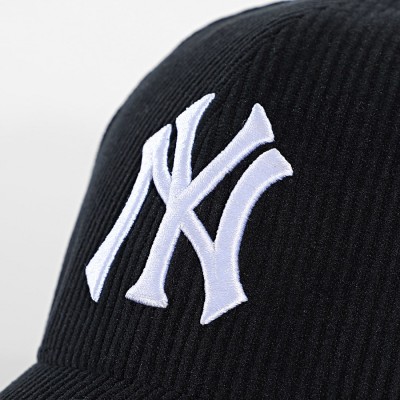 NEW ERA 47 Brand Thick Cord NY New York Yankees Μαύρο