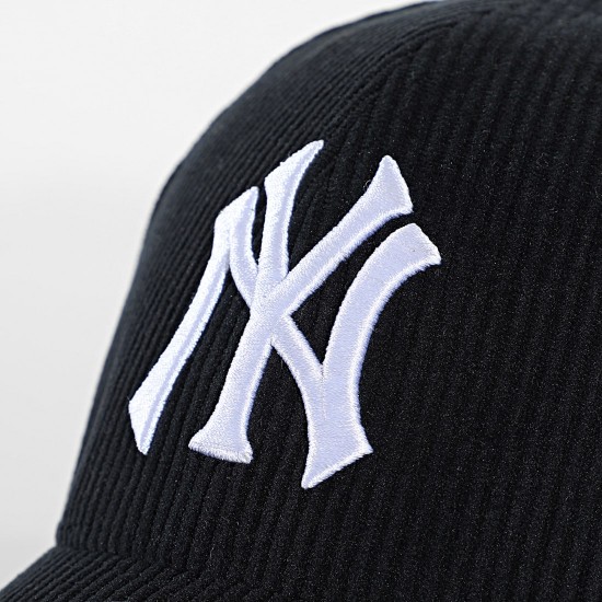 NEW ERA 47 Brand Thick Cord NY New York Yankees Μαύρο