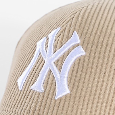 NEW ERA 47 Brand Thick Cord NY New York Yankees Μπεζ
