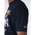 NEW ERA MLB Fruit Graphic Tee New York Yankees T-Shirt Μαύρο 