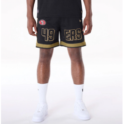 New Era San Francisco 49Ers Shorts Mαύρο