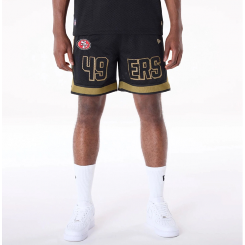 New Era San Francisco 49Ers Shorts Mαύρο