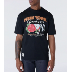 NEW ERA MLB Fruit Graphic Tee New York Yankees T-Shirt Μαύρο 