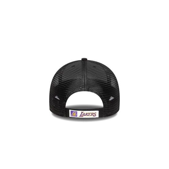 NEW ERA LA Lakers NBA Black 9FORTY Trucker Adjustable Cap Mαύρο