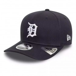 New Era Detroit Tigers Official Team Colour Navy 9SEVENTY Stretch Snap Adjustable Cap Μπλε