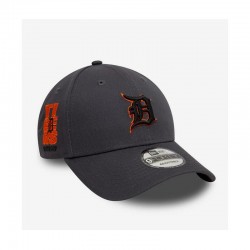 New Era Detroit Tigers Side Patch Dark Grey 9FORTY Adjustable Cap Γκρι