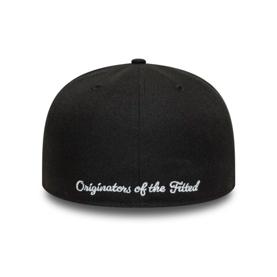 New Era Script 59FIFTY Μαύρο