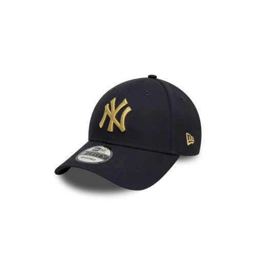 New Era New York Yankees Metallic 9Forty Strapback Μπλε