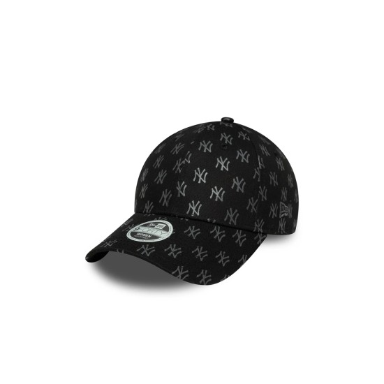 New Era Mlb Monogram 9fortyν Strapback Μαύρο