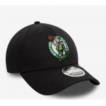 New Era Boston Celtics NBA Black 9FORTY Stretch Snap Adjustable Cap Μαύρο