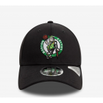 New Era Boston Celtics NBA Black 9FORTY Stretch Snap Adjustable Cap Μαύρο