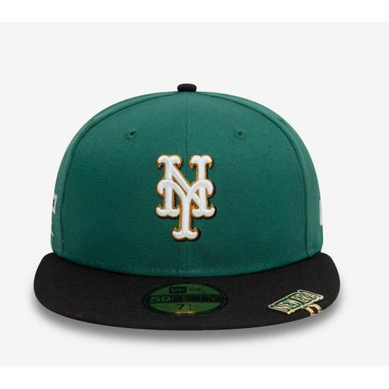 New Era New York Mets Visor Clip Green 59FIFTY Fitted Cap Πράσινο