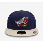 New Era LA Angels Visor Clip Navy 59FIFTY Fitted Cap Μπλε