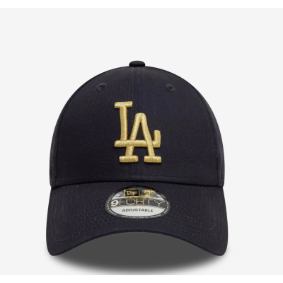 New Era LA Dodgers Metallic Navy 9FORTY Adjustable Cap Μαύρο New Era LA Dodgers Metallic Navy 9FORTY Adjustable Cap Μαύρο