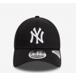 New Era New York Yankees MLB Black 9FORTY Stretch Snap Adjustable Μαύρο