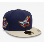 New Era LA Angels Visor Clip Navy 59FIFTY Fitted Cap Μπλε