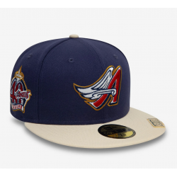 New Era LA Angels Visor Clip Navy 59FIFTY Fitted Cap Μπλε