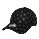 New Era Mlb Monogram 9fortyν Strapback Μαύρο