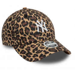 New Era Yankees Wmns Leopard 9Forty Strapback Καφέ