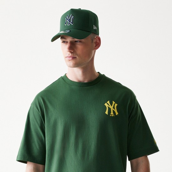 New Era New York Yankees MLB World Series Dark Green T-Shirt Πράσινο