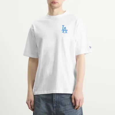 New Era Nfl LA Dodgers MLB World Series White T-Shirt Άσπρο