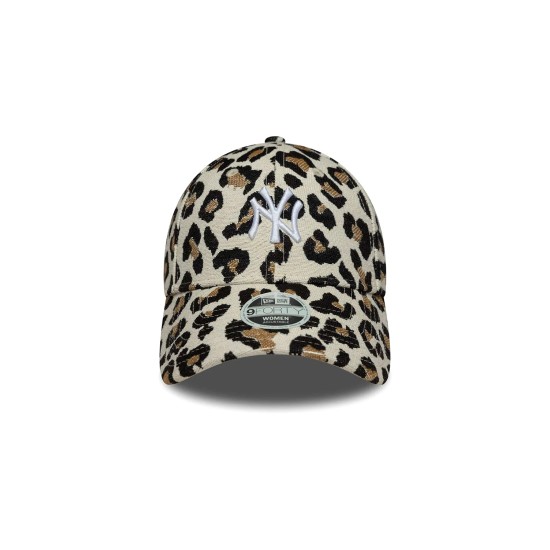 New Era Leopard Midi 9Forty Neyyan Μπεζ