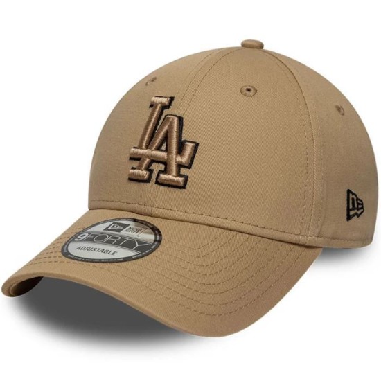 NEW ERA LA Dodgers MLB Team Outline Light Beige 9FORTY Cap Μπεζ