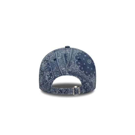 New Era MLB Washed Paisley New York Yankees Navy 9TWENTY Adjustable Cap Μπλε