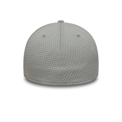 New Era New York Yankees Mlb Mesh Grey 39thirty Stretch Fit Cap Γκρι