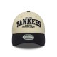 New Era New York Yankees Youth MLB Wordmark Navy 9FORTY M Crown Cap Μπεζ