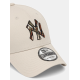 New Era New York Yankees Mlb Outline Camo 9Forty Strapback Μπεζ