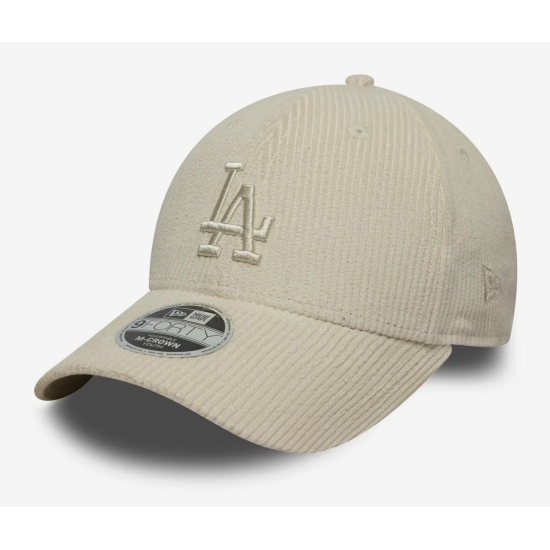 New Era A Dodgers Youth MLB Cord Cream 9FORTY M-Crown Cap Μπεζ