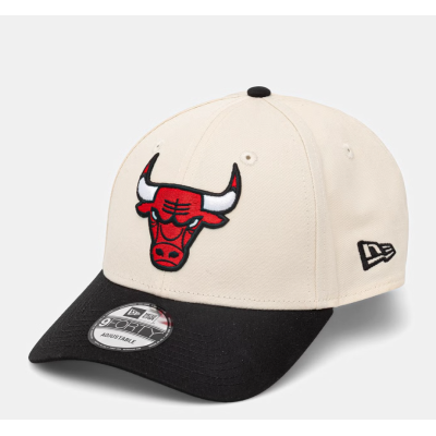 New Era Chicago Bulls NBA Colour Block Cream 9FORTY Cap Mπεζ