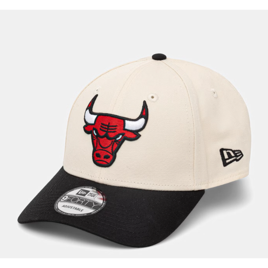 New Era Chicago Bulls NBA Colour Block Cream 9FORTY Cap Mπεζ