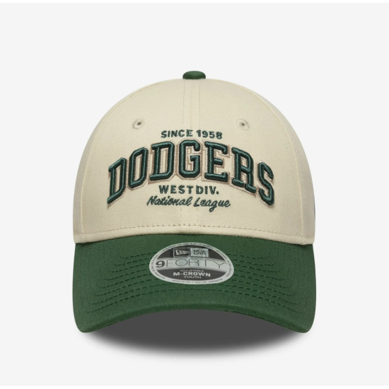 New Era 9FORTY LA Dodgers Youth MLB Wordmark Dark Green 9FORTY M Crown Cap Πράσινο