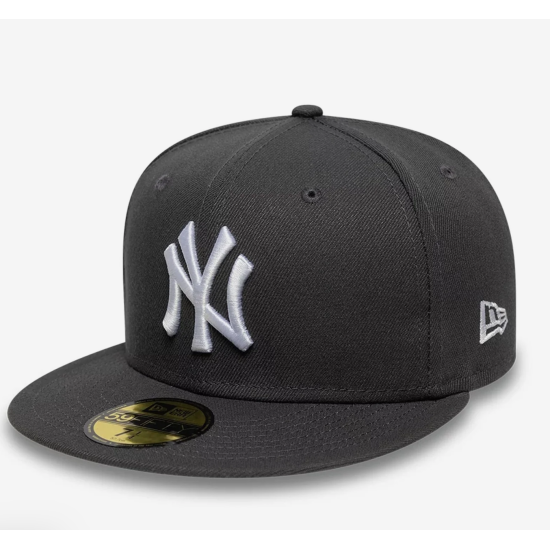 New Era New York Yankees Essential Grey Cap 59FIFTY Γκρί