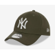 NEW ERA 39THIRTY New York Yankees Khaki 39THIRTY Cap Λαδί
