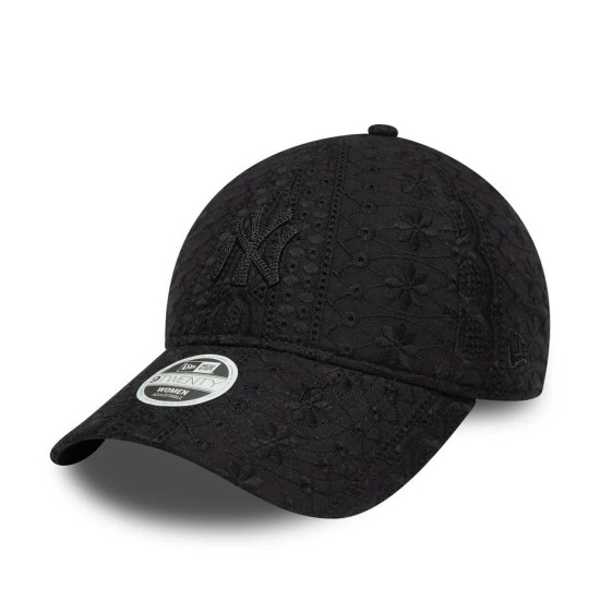 New Era 9TWENTY MLB Broderie New York Yankees Optic Μαύρο New Era 9TWENTY MLB Broderie New York Yankees Optic Μαύρο
