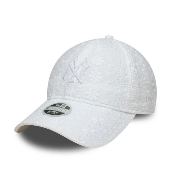 New Era 9TWENTY MLB Broderie New York Yankees Optic White Άσπρο