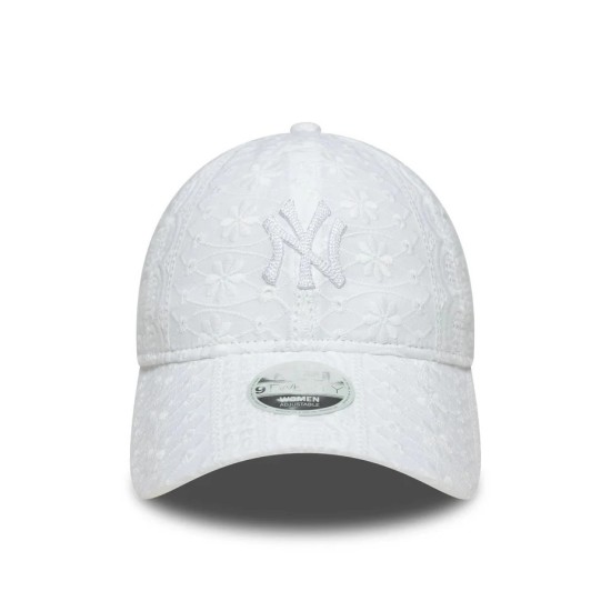 New Era 9TWENTY MLB Broderie New York Yankees Optic White Άσπρο