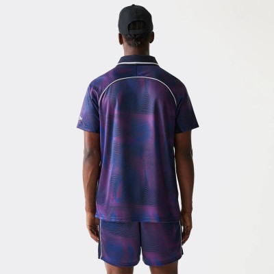 New Era All Over Print Football Tee RB Racing dark blue Μωβ