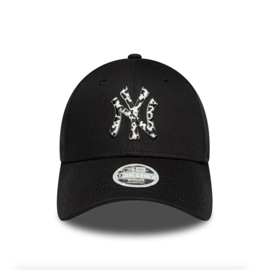 NEW ERA HAT WMNS ANIMAL INFILL 9FORTY NEYYAN BLKDOC Μαύρο